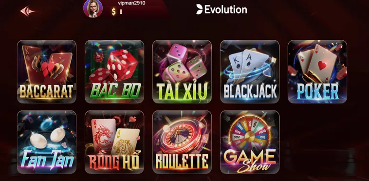Khẳng Định Đẳng Cấp Thượng Lưu Cùng Sảnh Evolution Livestream Tại ManClub