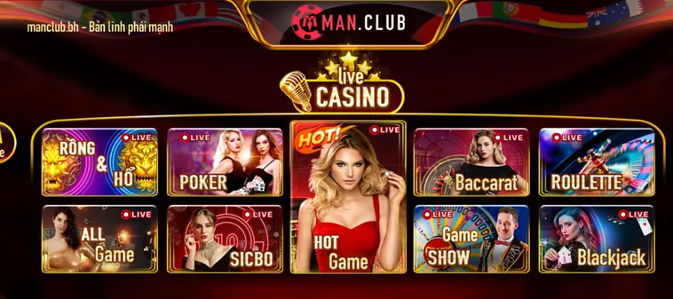 Bùng Nổ Đam Mê Sắp Đặt Cuộc Chơi Cùng Live Casino Livestream Tại ManClub