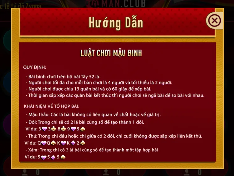 Chiến Thuật Xếp Bài Mậu Binh Tại ManClub Bất Bại Từ Các Cao Thủ Lão Luyện