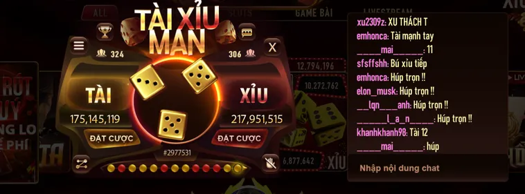 Tài Xỉu Livestream Tại ManClub Bí Kíp Soi Cầu Thuật Toán MD5 Minh Bạch Tuyệt Đối