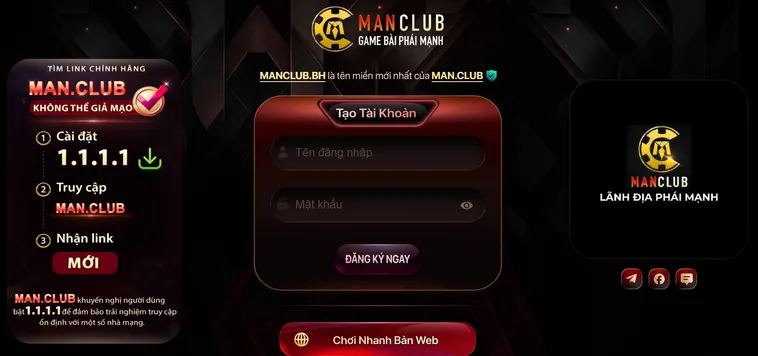 ManClub - Cổng Game Đổi Thưởng Man Club Đẳng Cấp Top #1