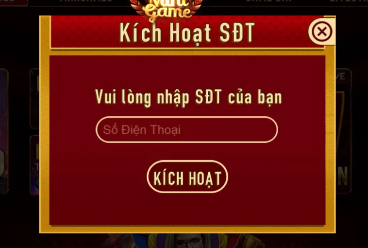 Kích hoạt số điện thoại tăng cường khả năng bảo mật cho người chơi.
